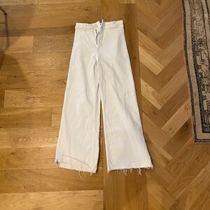 Zara high rise wide leg jeans